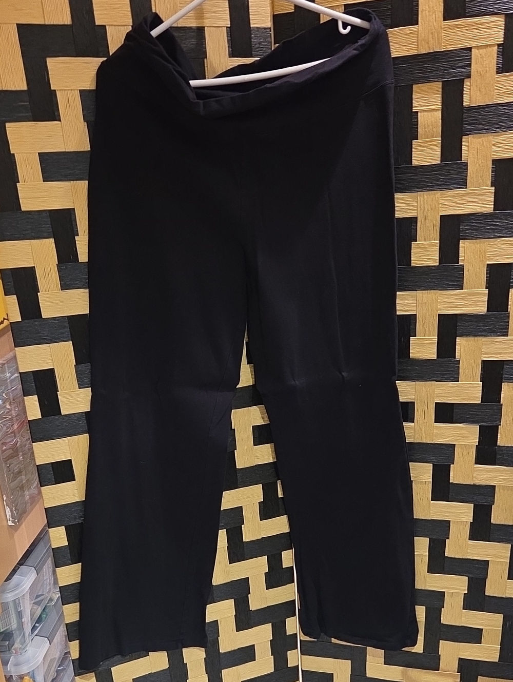 Thyme Maternity Black Boot Cut Pull-On Pants